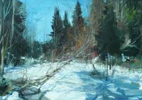 Aleksandr Winter landscape Landscape