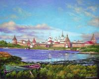 Oleg Kulagin The Solovetsky monastery. Landscape