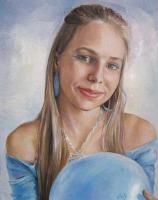 Олеся Girl with a ball Portrait