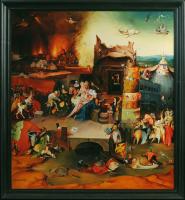 Pavel Epifanov Copy of Bosch "The Temptation of St. Anthony" 1505 Copies of paintings