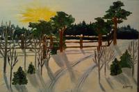 Anastasiya Once upon a time in gelid winter time... Landscape