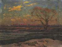 Vasily Belikov Spring morning Landscape